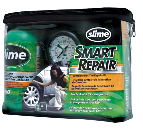 Permatex 50057 SLIME SMART REPAIR INFLATOR KIT W/SEALANT KIT