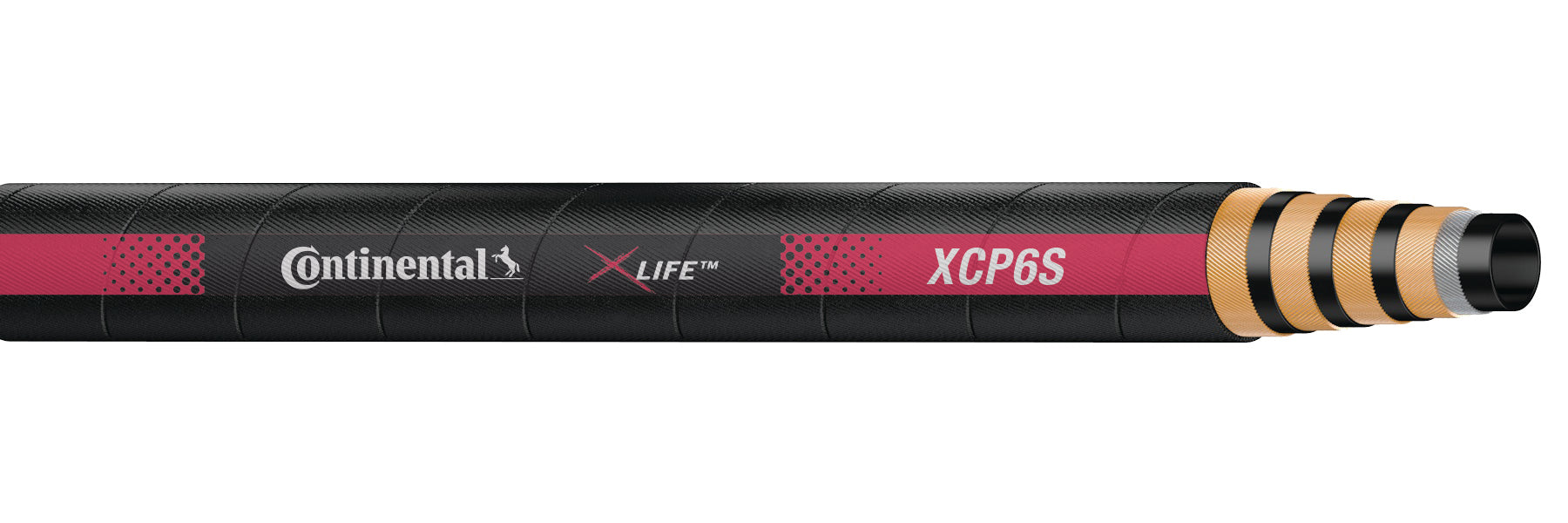Continental Hydraulic (510) XCP6S-16X100CL XCP6S 1" Constant Pressure Spiral 6000 psi Hose 100 FT