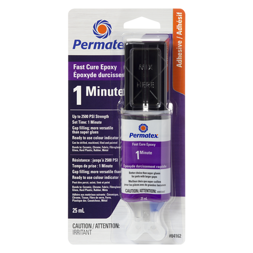 Permatex 84162 PERMATEX 1 MINUTE EPOXY 25ML SYRINGE
