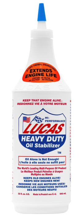 Lucas Oil (345) 20001 Heavy Duty Oil Stabilizer, 1 Quart / 946 mL