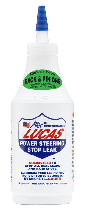 Lucas Oil (345) 20008 Power Steering Stop Leak, 12 Ounce / 355 mL