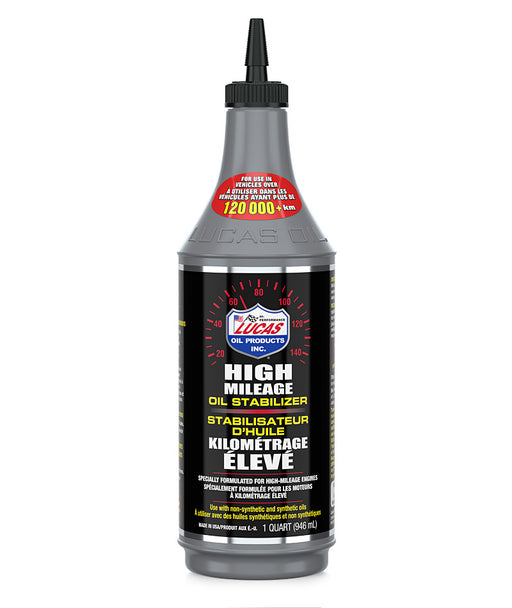 Lucas Oil 20118 1 Quart/946ML High Mileage Oil Stabilizer