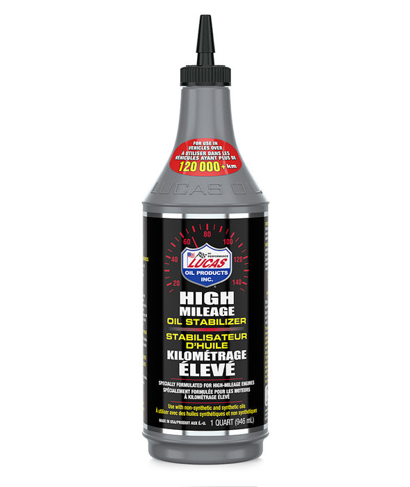 Lucas Oil 20118 1 Quart/946ML High Mileage Oil Stabilizer