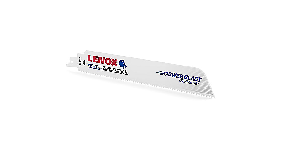 Lenox 201746118R Lenox LAZER 6118R Bi-Metal Reciprocating Saw Blades, 6-inch, 18 TPI, 5/Pk (201746118R)