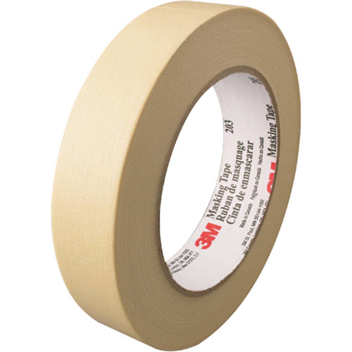 3M (815) 203-36 3M™ General Purpose Masking Tape, 203, beige, 36 mm x 55 m, 3M Stock No. 7000123518