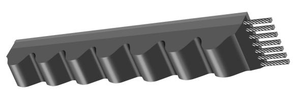 Continental 20324567 XPB3000 METRIC V-BELT