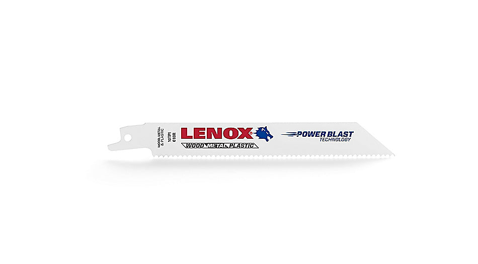 Lenox 20374650R5 Lenox 650R5 General Purpose Bi-Metal Reciprocating Saw Blades, 6-inch, 10/14 TPI, 5/Pk (20374650R5)
