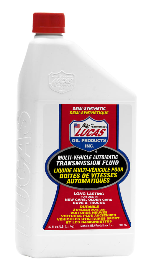 Lucas Oil 20418 Semi-Synthetic Multi-Vehicle ATF, 1 Quart / 946 mL