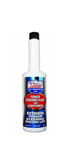 Lucas Oil 20442 Power Steering Fluid w Conditioners, 16 Ounce / 473 mL