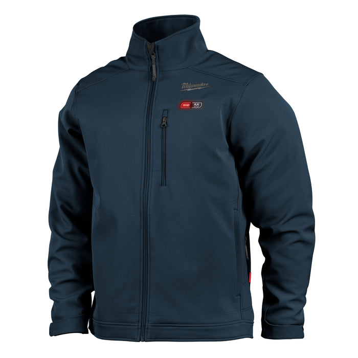 Milwaukee 204BL-213X M12™ Heated TOUGHSHELL™ Navy Blue Jacket, Battery & Charger Kit; 3X-Large