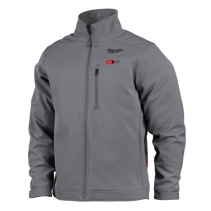 Milwaukee (366) 204G-20L M12™ Heated TOUGHSHELL™ Gray Jacket. Jacket Only - Large