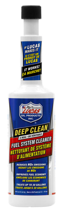 Lucas Oil 20512 Deep Clean Fuel System Cleaner, 16 Ounce / 473 mL