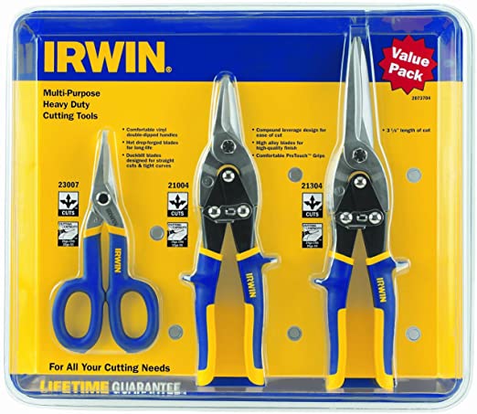 Irwin (928) 2073704 3 PC. UTILITY/TINNER SET