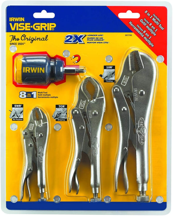 Irwin (928) 2077703 IRWIN VISE-GRIP Original 3-Piece Locking Pliers Set (2077703)
