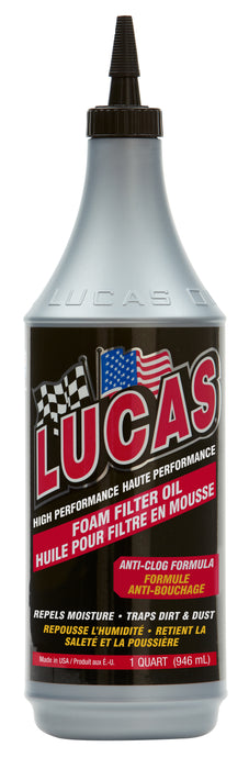 Lucas Oil 20798 Foam Filter Oil, 1 Quart / 946 mL