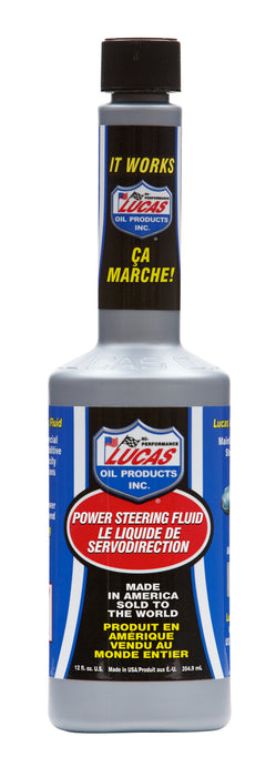Lucas Oil 20823 Power Steering Fluid, 12 Ounce / 355 mL
