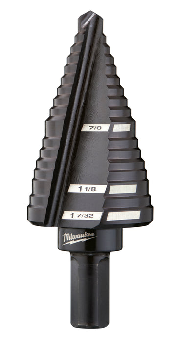 Milwaukee (366) 48-89-9211 STEP BIT 7/8", 1-1/8",1-7/32"