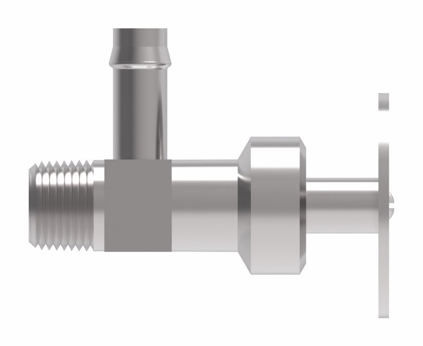 WHD 211280A DRAIN COCK 5/8 HOSE X3/8 NPT 90DEG STEEL