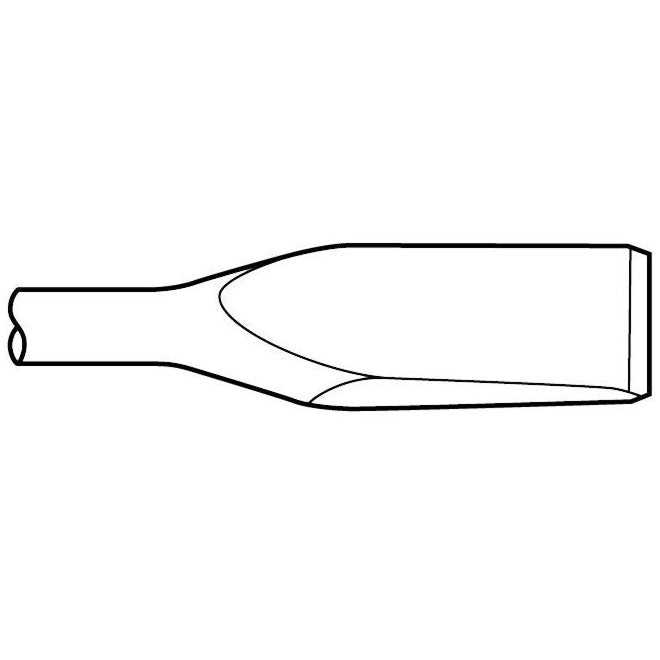 Paving Breaker - 1-1/4" x 6" Shank 3" x 7" Asphalt Wedge Chisel