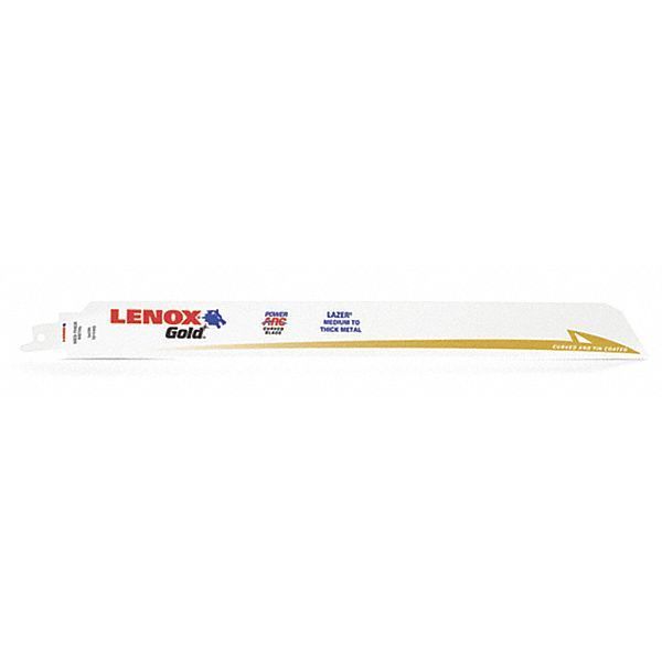 Lenox 21238B12114GR Lenox Gold Extreme Metal B12114GR Reciprocating Saw Blades, 12-inch, 14 TPI, 25/Pk (21238B12114GR)