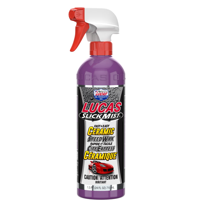 Lucas Oil (345) 21294 Slick Mist Ceramic Speed Wax, 710 ml