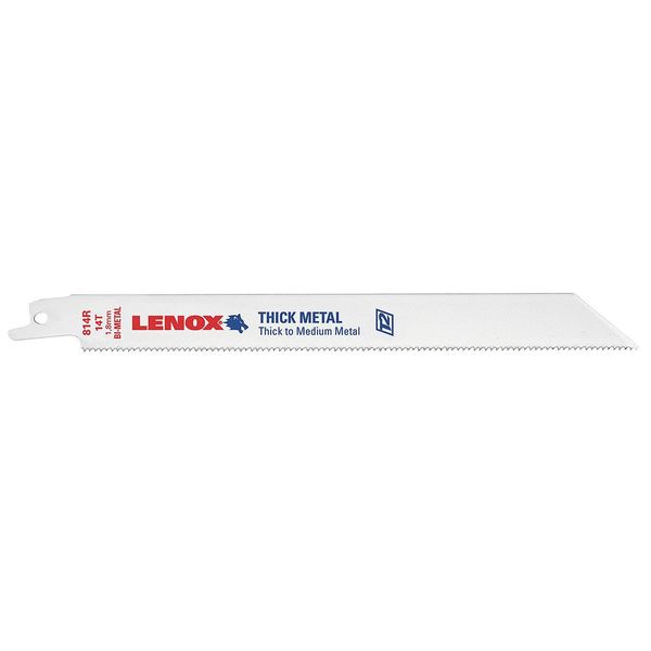 Lenox 21519814R Lenox 814R Metal-Cutting Reciprocating Saw Blades, 8-inch, 14 TPI, 5/Pk (21519814R)