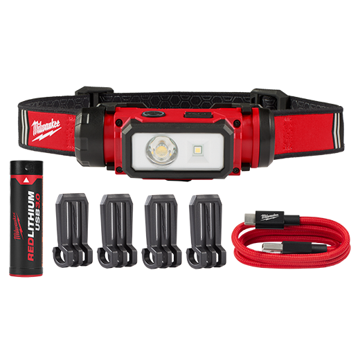 Milwaukee 2163-21 REDLITHIUM™ USB Hard Hat Headlamp