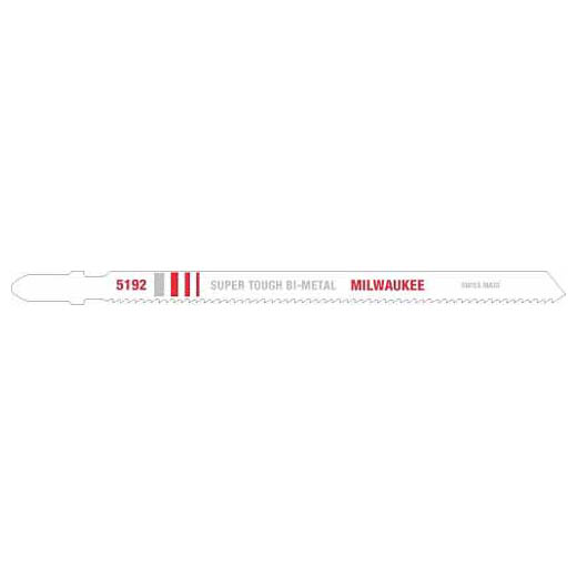Milwaukee 48-42-5192 5-1/4" 14 TPI Bi-Metal Jig Saw Blade (5 PK)