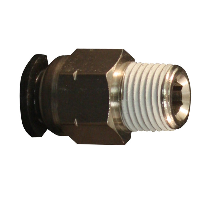 Milton 2200-10 Milton 2200-10 3/8" MNPT 3/8" OD Push to Connect Tube Fitting