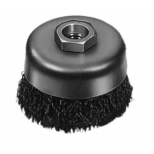 Milwaukee (366) 48-52-5060 3" Crimped Wire Cup Brush- Carbon Steel