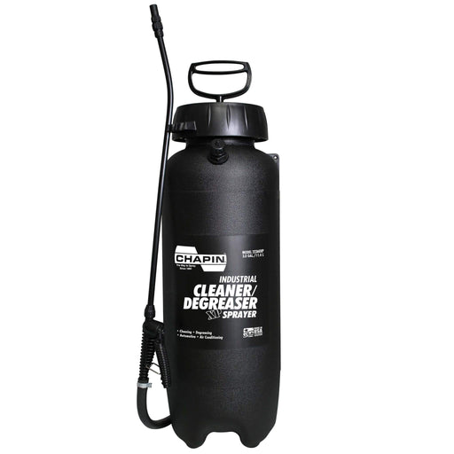 Chapin 22360XP Chapin Industrial (XP) w/ Chem Resistant Seals Cleaner/Degreaser Sprayer - 3 Gal. Applications: cleaning, degreasing, general-purpose cleaning. Hose Length: 42-inches