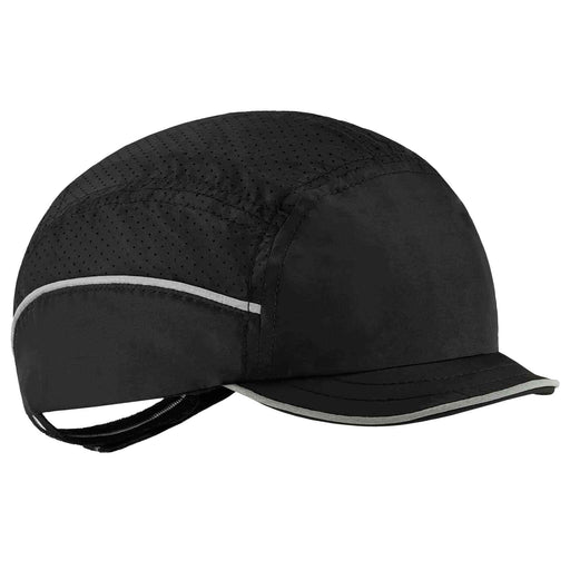 Ergodyne 23362 Skullerz 8955 Lightweight Bump Cap Hat, Black, Micro Brim