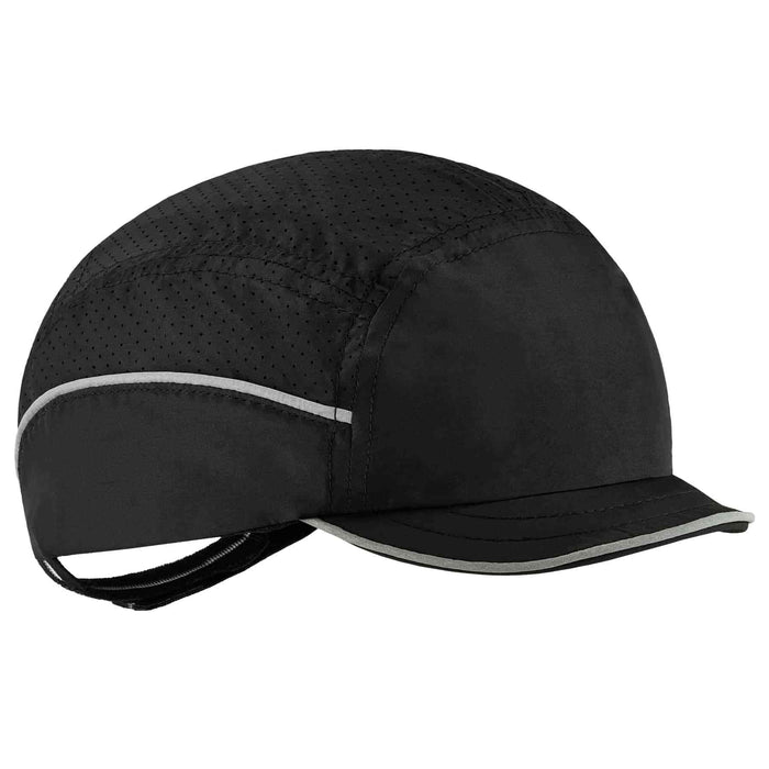 Ergodyne 23362 Skullerz 8955 Lightweight Bump Cap Hat, Black, Micro Brim