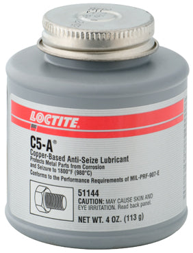 Loctite (123) 234259 (51144) LB 8008 C5-A COPPER BASED ANTI-SEIZE 4 OZ NET WT BRUSH TOP.