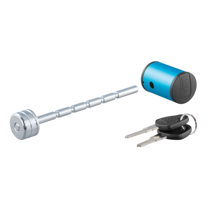 Curt (167) 23503 Coupler Lock (1/4" Pin, 1" to 3" Latch Span, Right-Angle, Chrome)