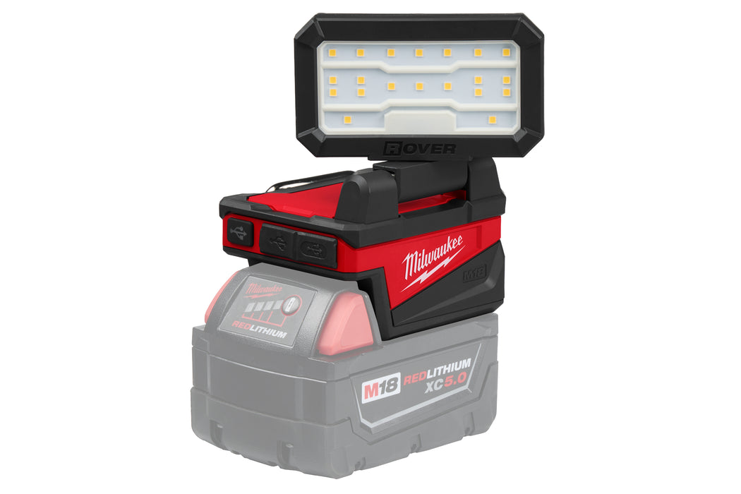 Milwaukee (366) 2359-20 M18™ ROVER™ Compact Folding Flood Light w/ USB Charging