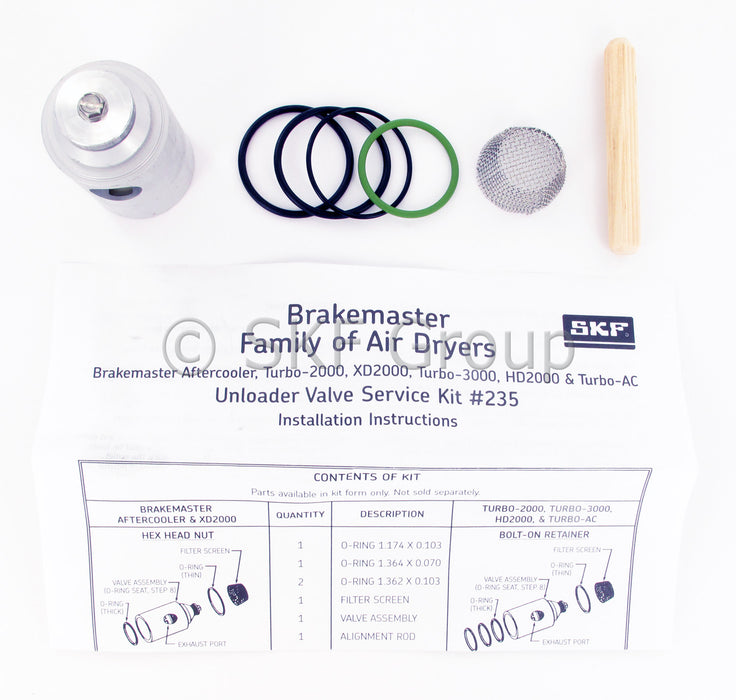 SKF (360) 235 Air Dryer Service Kit