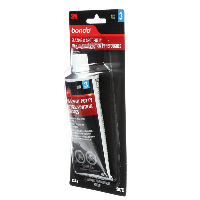 3M 907C Bondo® Glazing and Spot Putty, 907C, 4.5 oz (127.57 g), 3M Stock No. 7000120080