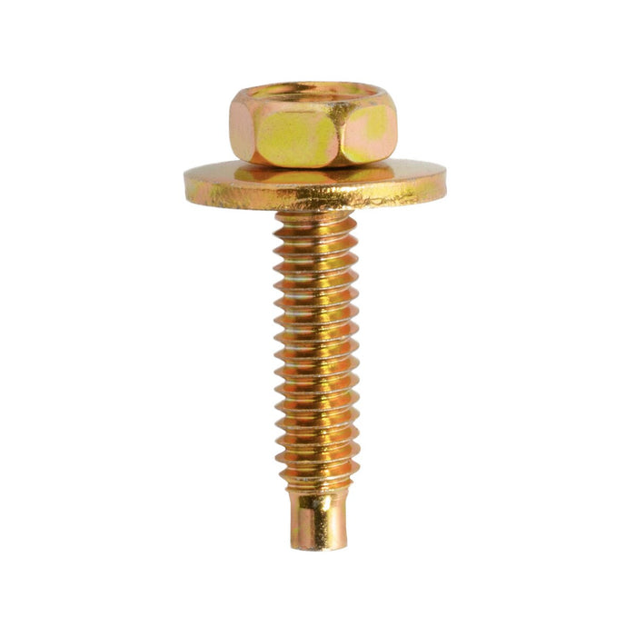 Geno Industries (112) 24168 50/BOX HEX HEAD SEMS BODY BOLT WITH A DOG POINT 1/4-20 X 1-1/8IN, box of 50