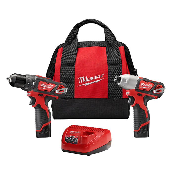 Milwaukee (366) 2497-22 M12™ Cordless LITHIUM-ION 2-Tool Combo Kit