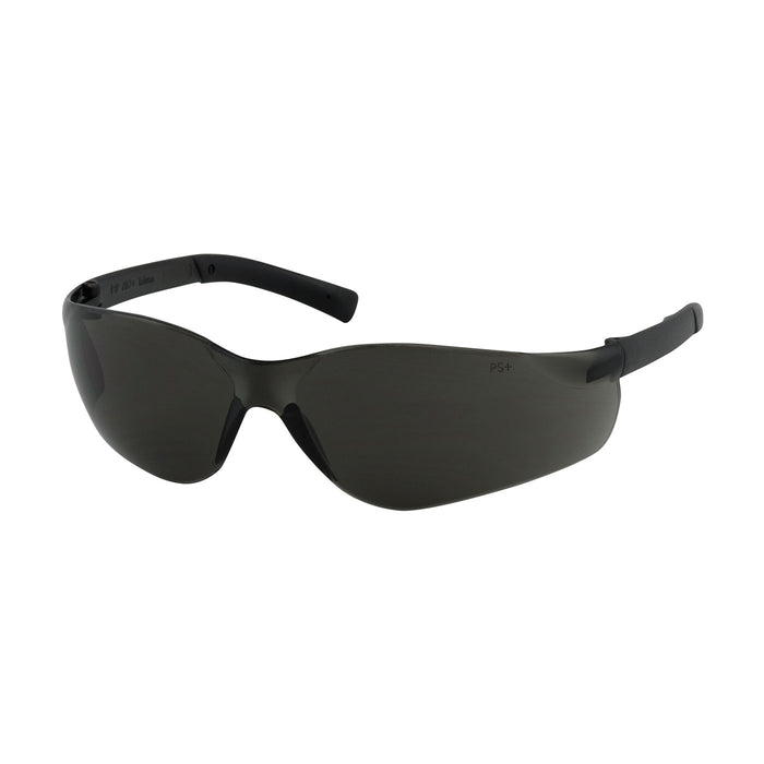 PIP Canada (449) 250-06-5521 Zenon Z13™ One-Size Fits All Rimless Safety Glasses With Dark Gray Temple, Gray Lens And Anti-Scratch / Anti-Fog Coating