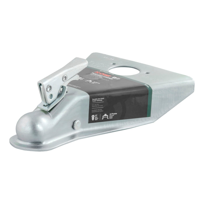 Curt (167) 25101 2" A-Frame Coupler with Posi-Lock (5,000 lbs, Zinc)