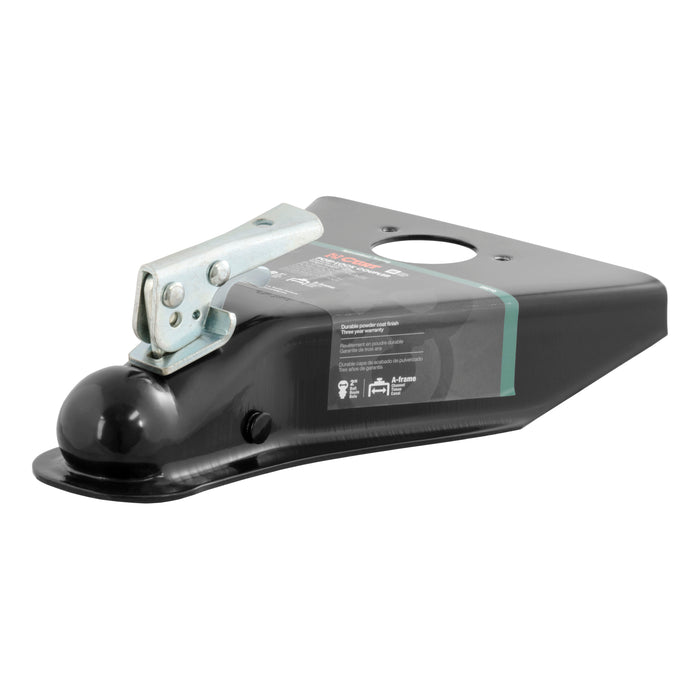 Curt 25210 2" A-Frame Coupler with Posi-Lock (5,000 lbs, Black)