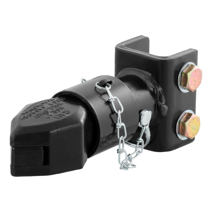 Curt (167) 25319 2" Channel-Mount Coupler with Sleeve-Lock (7,000 lbs, Black)