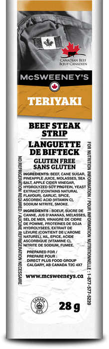 Mcsweeneys 25643 Teriyaki Beef Steak Strip, 28g
