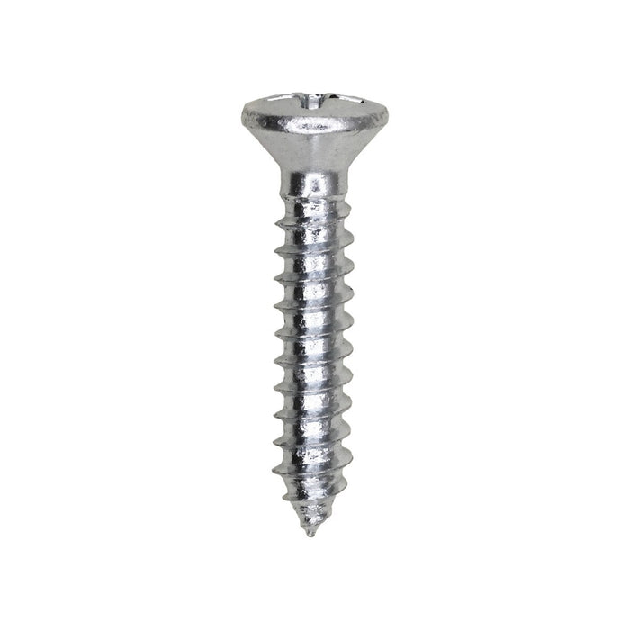 Geno Industries 2575 100/BOX 8 X 7/8IN PHILLIPS OVAL HEAD TAPPING SCREW ZINC, box of 100