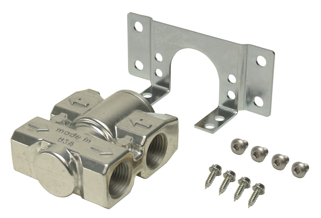 Derale Performance 25792 Fluid Control Thermostat with Mount Brackets, 1/2" NPT