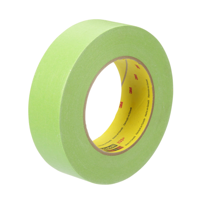 3M (815) 26338 3M™ Scotch® Performance Masking Tape 233+, 26338, 1.42 in x 180 ft (36 mm x 55 m), Colour: Green, 3M Stock No. 7100007214