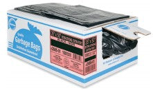 Ralston 2673-01 2600 Series Industrial Garbage Bags - Value Plus-Black