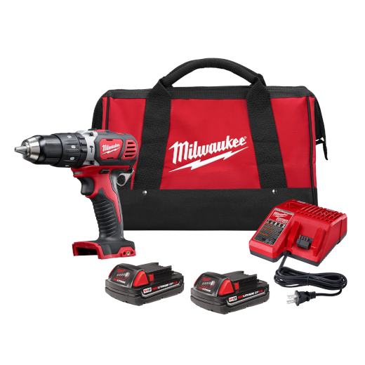 Milwaukee (366) 2607-22CT M18™ Compact 1/2" Hammer Drill/Driver Kit